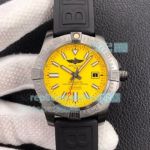 OXF Breitling Titanium Replica Avenger Seawolf Yellow Watch 44mm
